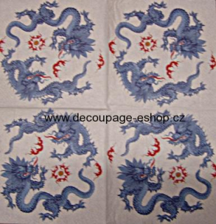 Čínský drak modrý 
