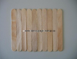 Dřevěné špachle 10 ks